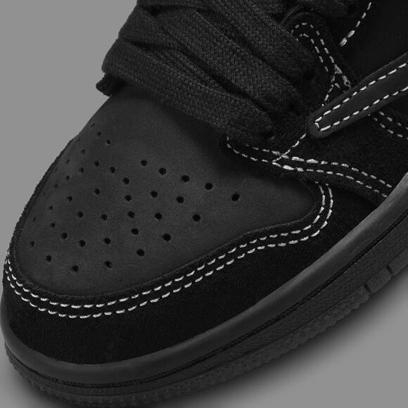 Nike Air Jordan 1 Retro Low Black Phantom Travis Scott  DO5442-001 PreSchool 11C - Picture 14 of 16